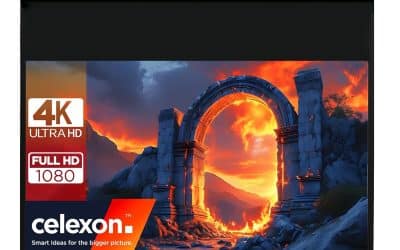 Test : écran de projection motorisé Celexon Basic 90″ pouces