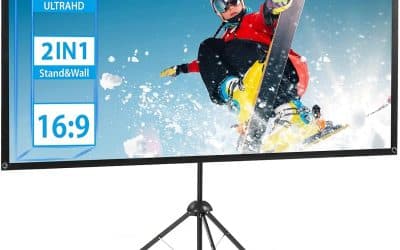 Test : écran de projection portable 120 pouces HD 4K pour cinéma maison
