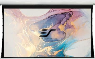 Test de l’écran motorisé Elite Screens Saker Tab Tension 135 pouces