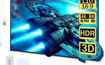 Test de l&rsquo;écran motorisé Kayle HD 16 : 9 avec télécommande