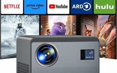 Test du vidéoprojecteur Home Cinéma 4K WiFi6 avec Netflix et Bluetooth