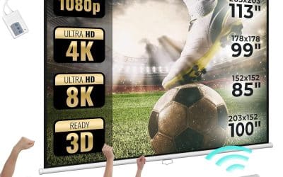 Test : écran de projection motorisé Jago 203×152 cm