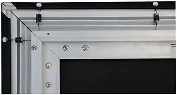 KIMEX - Ecran de Projection - sur Cadre Fixe - Cadre Ultra-Fin - 2,80 x 1,58 m - Format 16:9-044-6016