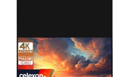 Test de l&rsquo;écran de projection motorisé celexon ProPlus 4K