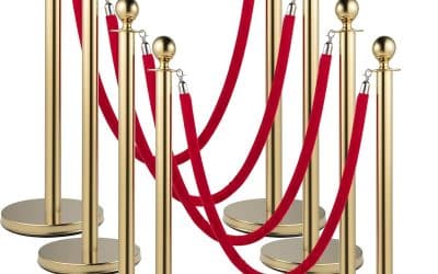 Test des poteaux de guidage VEVOR : élégance et efficacité en gestion de foules