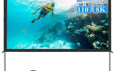 Test de l&rsquo;écran de projection 110&Prime; 4K HD portable