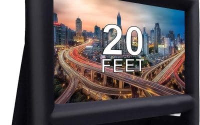 Test de l&rsquo;écran de projection gonflable extérieur 6, 1 m : plongez dans le cinéma en plein air