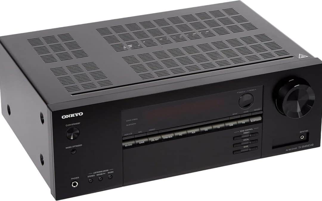 Onkyo TX-SR393DAB Ricevitore AV 5.2 Canali – Bluetooth, Dolby Atmos, DTS:X, DAB+ E Hi-Res Per Un Home Cinema Da Urlo