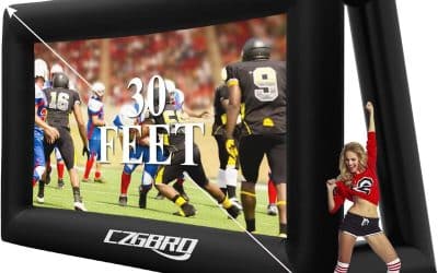 Test : écran de projection gonflable extérieur 9, 1 m pour soirées ciné