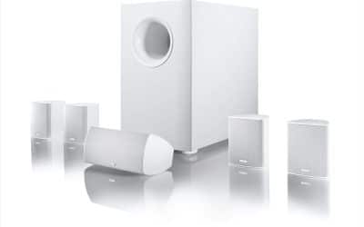 Test du système home cinema Canton Movie 135 en blanc