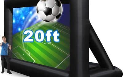 Test de l&rsquo;écran de projection gonflable GZKYYLEGS 6 m : cinéma extérieur et intérieur