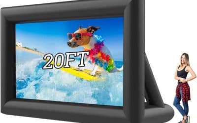 Test : écran de projection gonflable 6 m extérieur