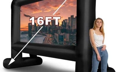 Test : écran gonflable 4, 8 m pour extérieur