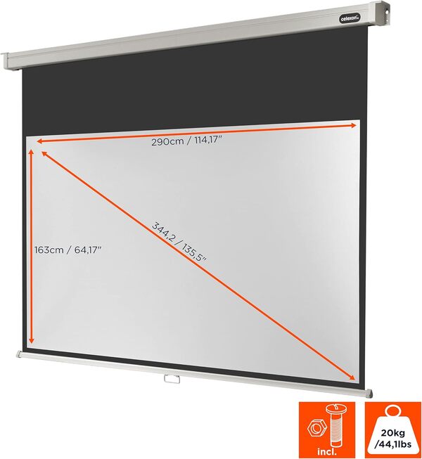 celexon Pro Écran de Projection Manuel 130