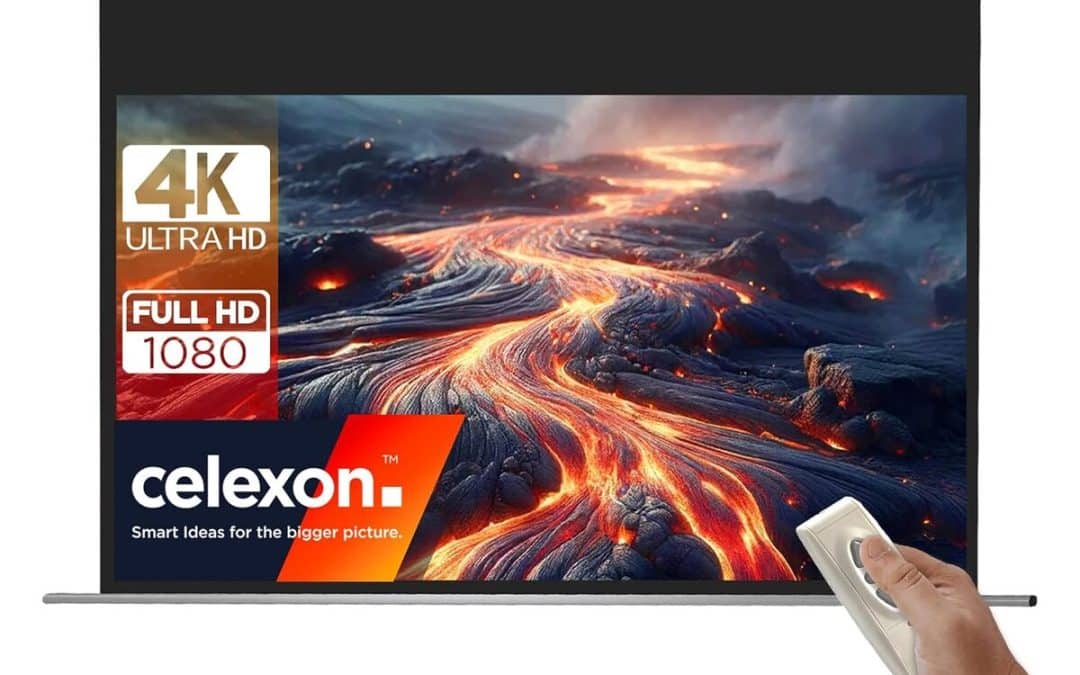 Test : celexon HomeCinema écran motorisé 90" pour projections 4K