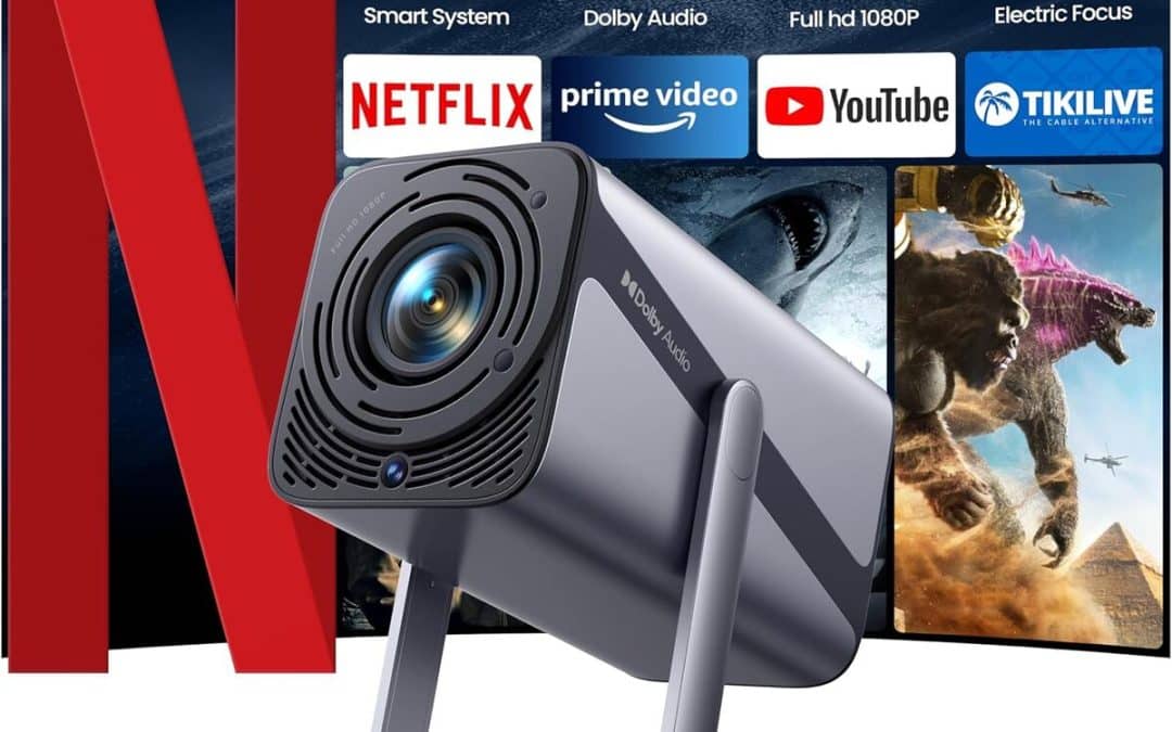 Test du projecteur 4K WiFi6 26000 lumens Netflix Dolby