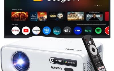 Test du vidéoprojecteur Aurezen EAZZE D1 GTV : performance 4K et Netflix intégré