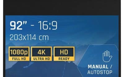 Test : écran de projection iggual 92 pouces enroulable manuel 4K