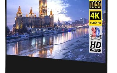 Test mosegor : écran de projection HD 84&Prime; portable