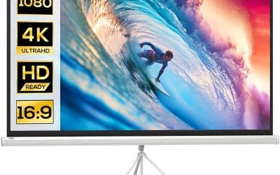 Test : écran de projection HOMCOM 100 pouces avec trépied réglable