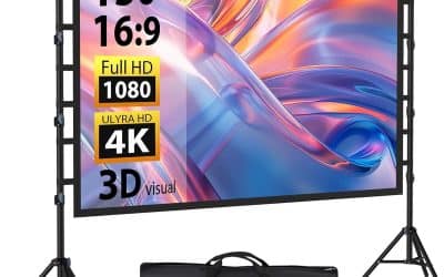 Test : écran de projection LEORFI portable 150 pouces