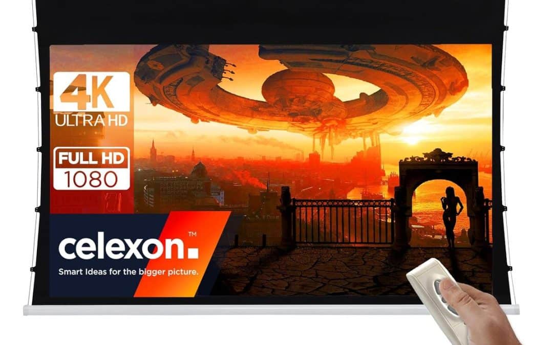 Test : écran de projection motorisé celexon Basic 90'' pour home cinéma