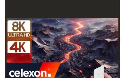 Test : écran de projection motorisé celexon Pro Plus V2.0 sur batterie