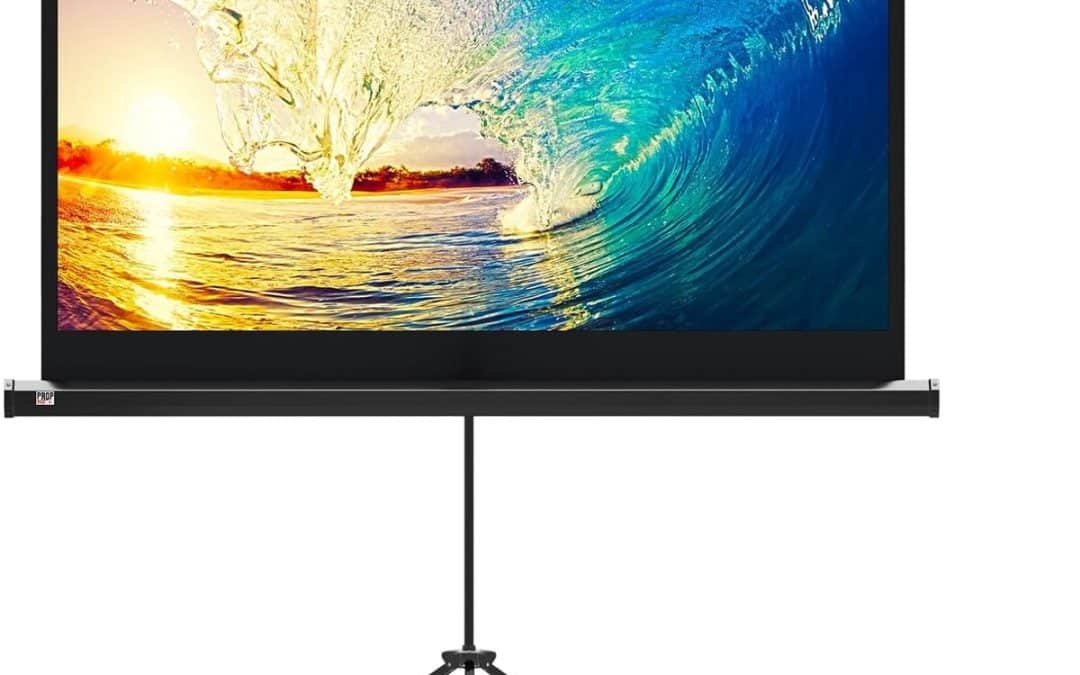 Test écran projection 60 pouces sur trépied : qualité HD et portabilité