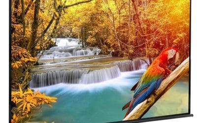 Test : saicool écran de projection 254 cm HD portable