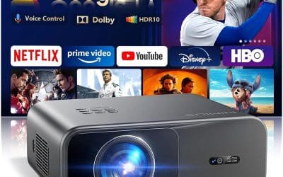 Test : vidéoprojecteur 4K Google TV Dolby HDR10 WiFi Bluetooth HDMIARC