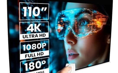Test de l’écran de projection électrique 110″ 16 : 9