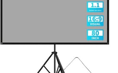 Test du VISULAPEX 80” ALR : écran de projection 4K HD pratique