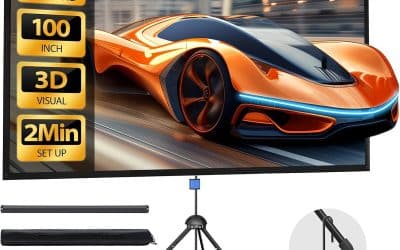 Test : écran de projection 100″ 4K HD pour intérieur et extérieur