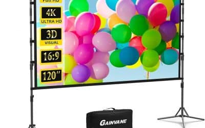 Test : écran de projection portable Gainvane 120&Prime; 4K HD