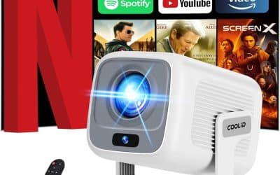 Test du vidéoprojecteur WiFi 6 Full HD mini avec autofocus de [App Intégrée]