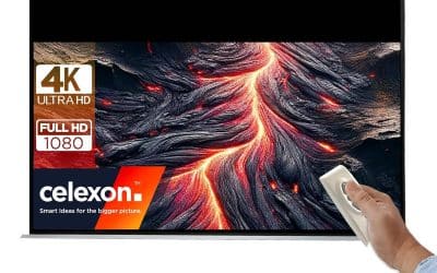 Test : écran de projection motorisé celexon Pro Plus 140″ 4K, full-HD pour home cinéma