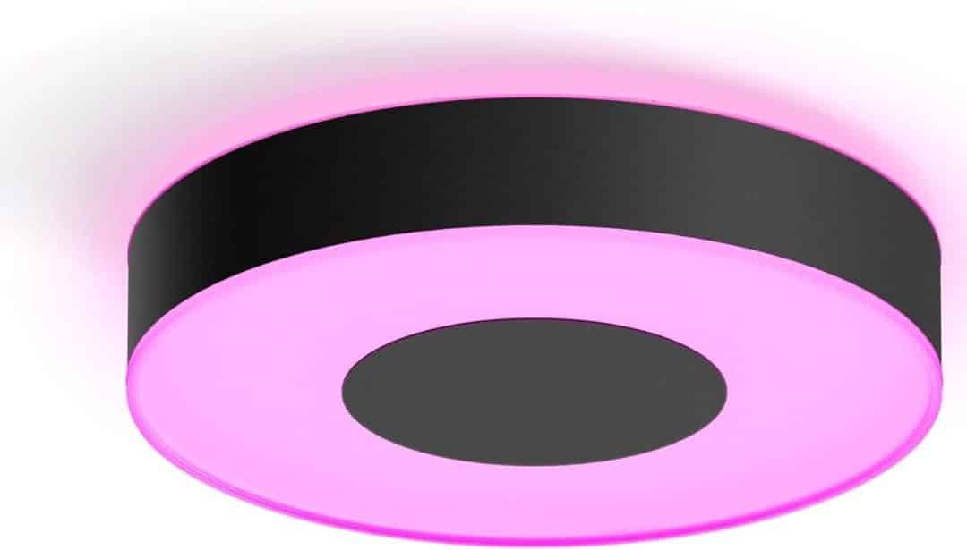 Test : plafonnier connecté Philips Hue Xamento M Noir