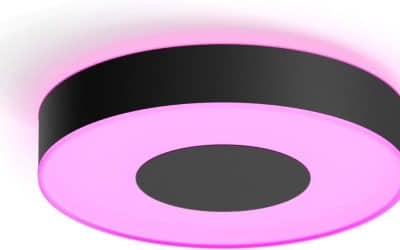 Test : plafonnier connecté Philips Hue Xamento M Noir