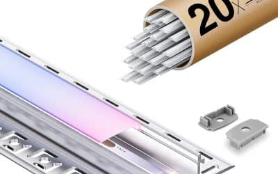 Test : profilé alu Kosoom 20x pour ruban LED 2m