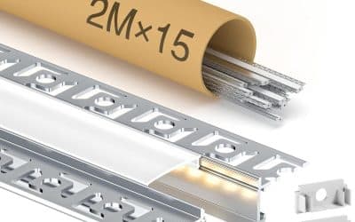 Test : profilé LED encastrable GEEKLUX 30 m