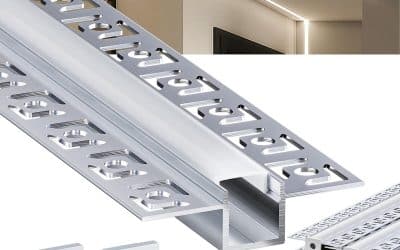 Test : profilés LED encastrés Kosoom – lot de 6