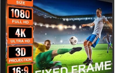 Test VEVOR écran de projection HD 100″ : immersion totale à l’intérieur comme à l’extérieur