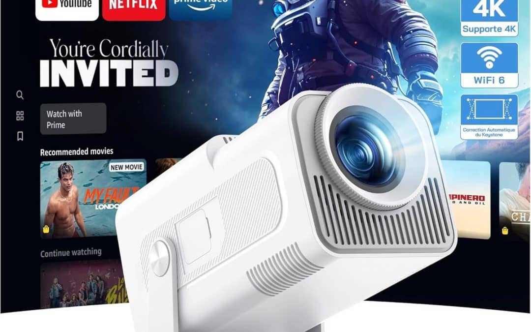 Test : vidéoprojecteur 4K Wolfang avec Netflix intégré et WiFi 6