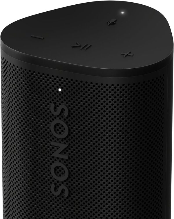 Sonos Roam 2 Enceinte Nomade sans Fil compacte - Étanche - 10 Heures d'autonomie - Noir