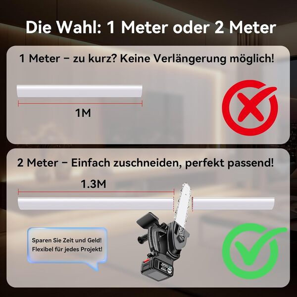 Shine Plus Profilé Angulaire LED, Rail LED, 25 pièces, chacune de 2 mètres, avec diffuseur mat, dimensions totales 15,8 mm x 15,8 mm, compatible avec des bandes LED d'une largeur maximale de 10 mm. [Classe énergétique A+++]