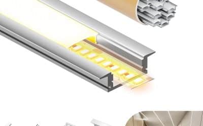 Test du profilé aluminium Led encastrable Geeklux 15 x 2m pour bandes LED