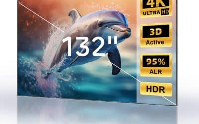 Test : écran NothingProjector 132 pouces, projection anti-reflet 4K UHD