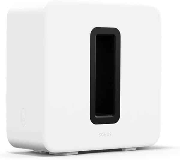 Sonos Sub (Gen 3) - SUBG3EU1 Caisson de Basse Actif - Amplificateur - Subwoofer - sans Fil - sans Vibration - Home Cinéma - HiFi - Système Multi Room - WiFi - Blanc