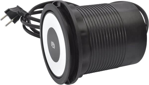 LEGRAND, Incara Tower 120 654983 Prise encastrable avec système de levage, multiprise de table, 1 chargeur sans fil, 4 ports USB (A+C), 4 prises, 2P+E, profondeur d'encastrement : 181,7 mm, 250 V,