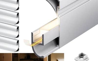 Évaluation des profilés alu HOOLED SP57 pour éclairage LED